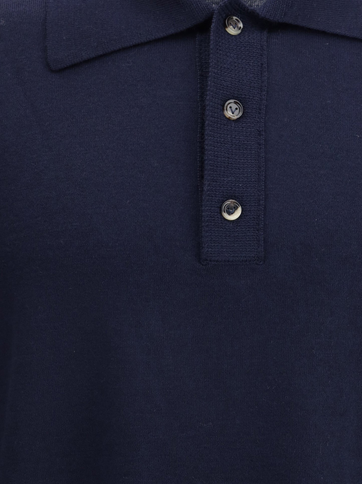 Bottega Veneta Men Wool Polo Sweater