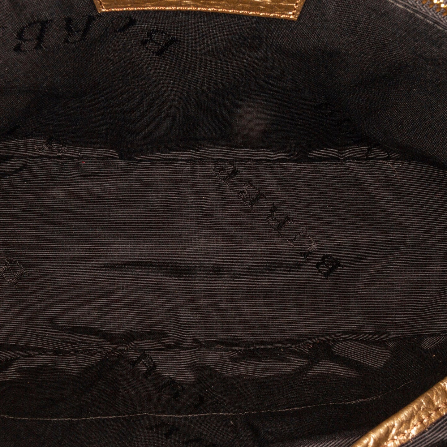 Brown Burberry Embossed Leather Orchard Handle Bag