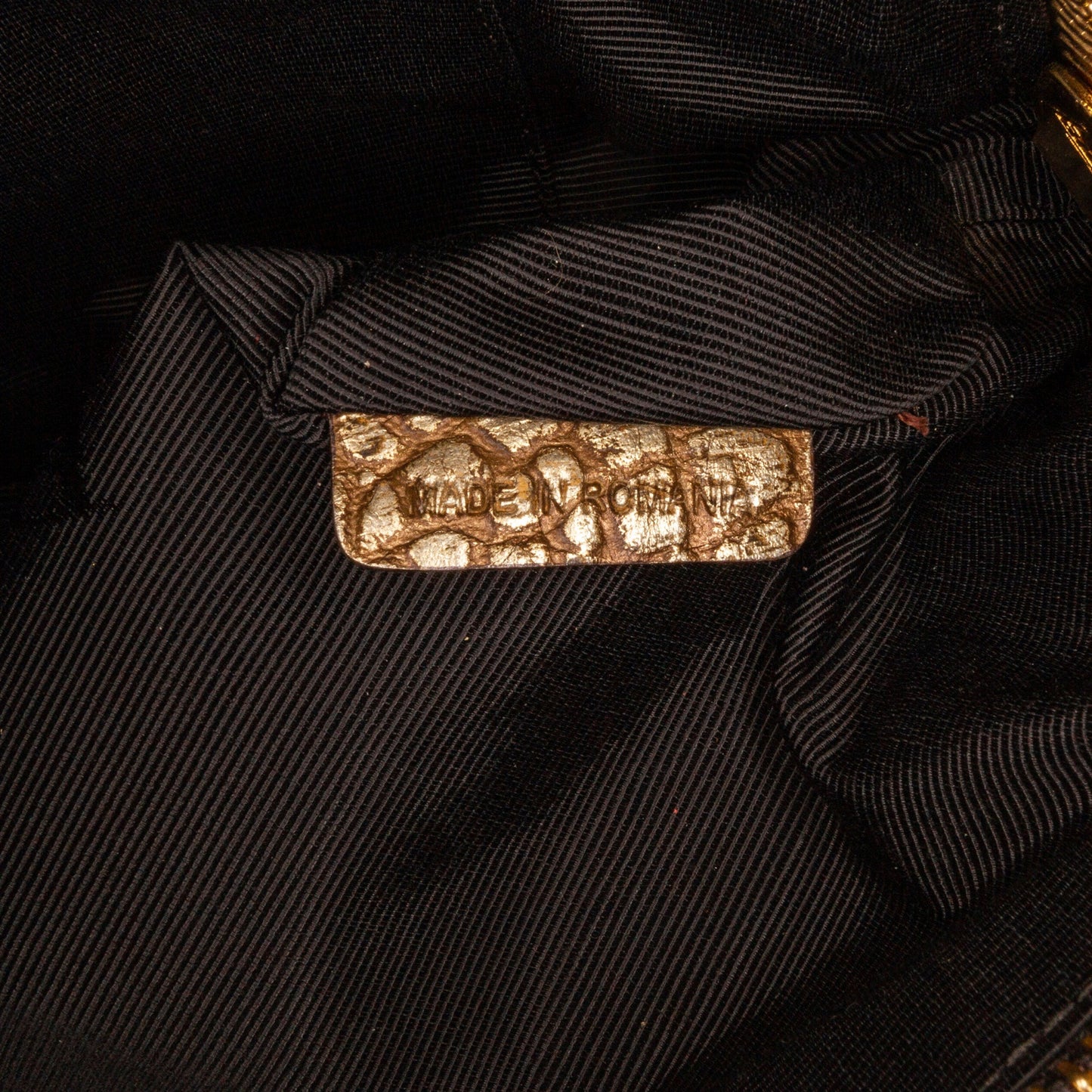 Brown Burberry Embossed Leather Orchard Handle Bag