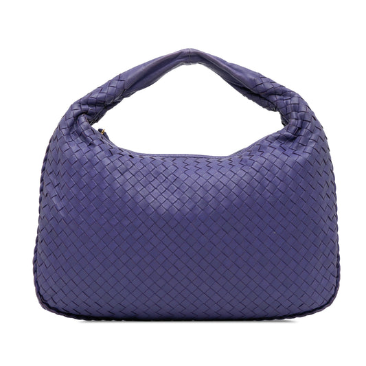 Purple Bottega Veneta Small Nappa Intrecciato Veneta Hobo