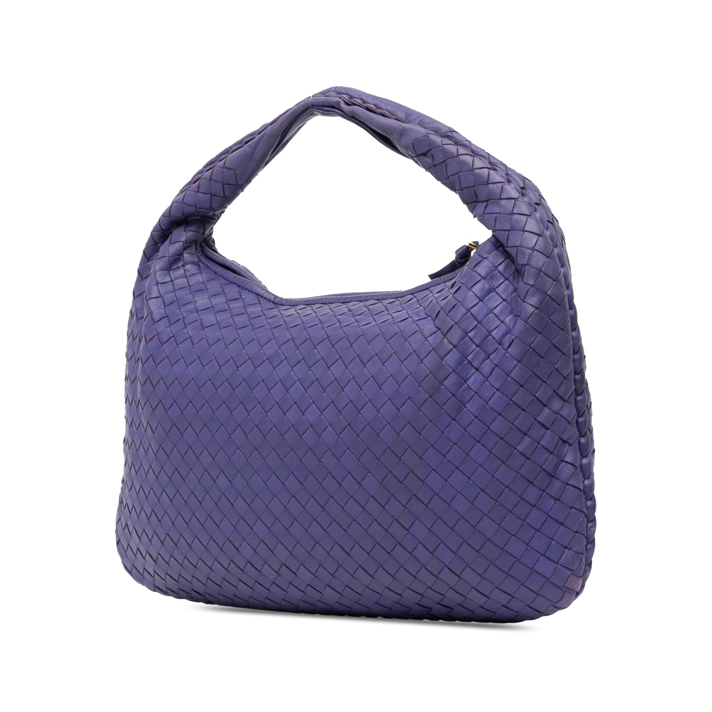 Purple Bottega Veneta Small Nappa Intrecciato Veneta Hobo