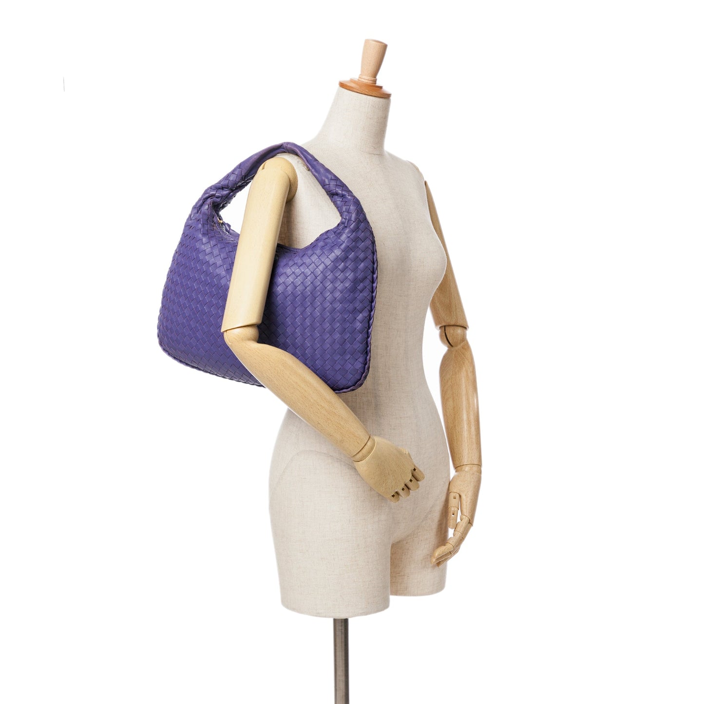 Purple Bottega Veneta Small Nappa Intrecciato Veneta Hobo