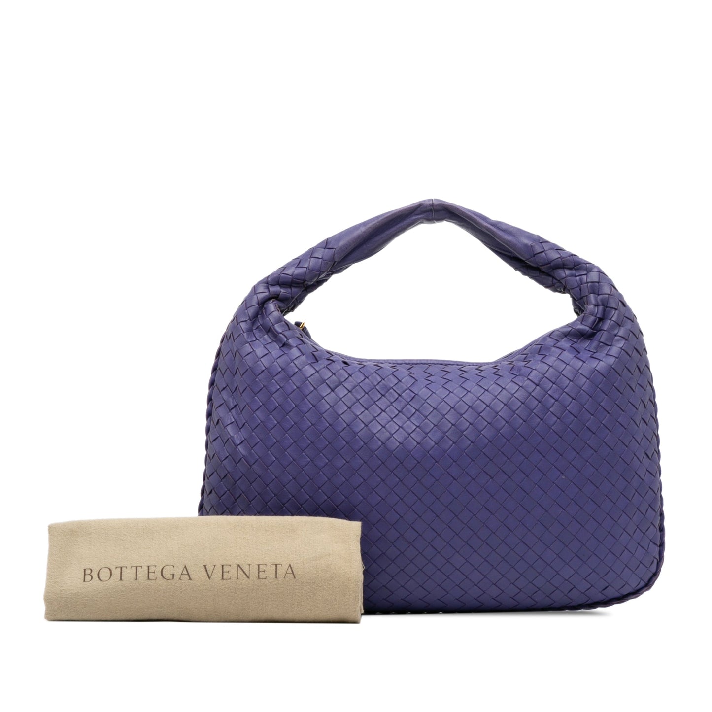 Purple Bottega Veneta Small Nappa Intrecciato Veneta Hobo
