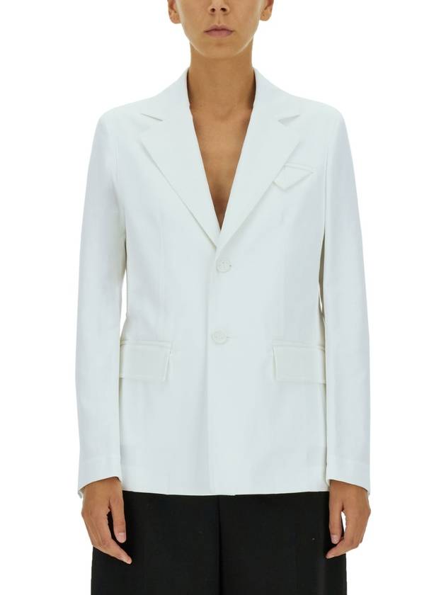 Bottega Veneta Classic Twill Jacket White