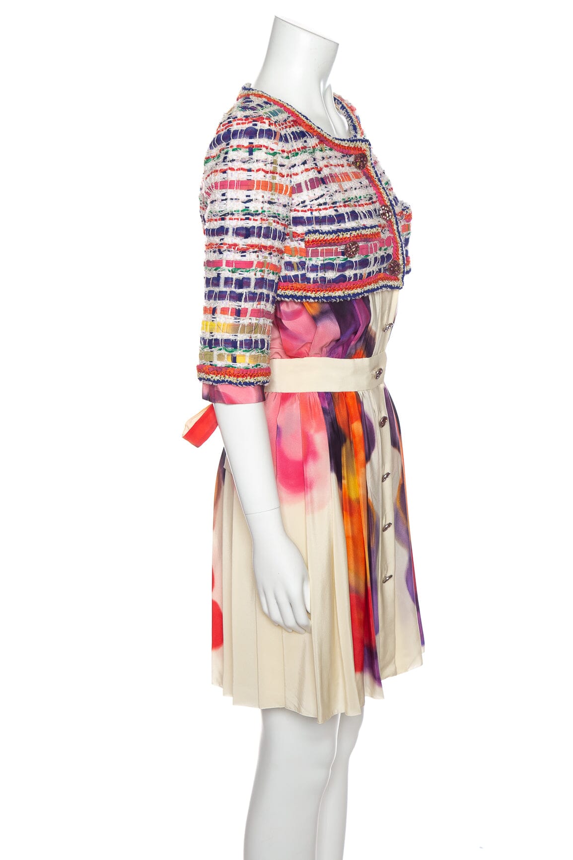 Chanel Multicolor Mini Dress  SZ 34