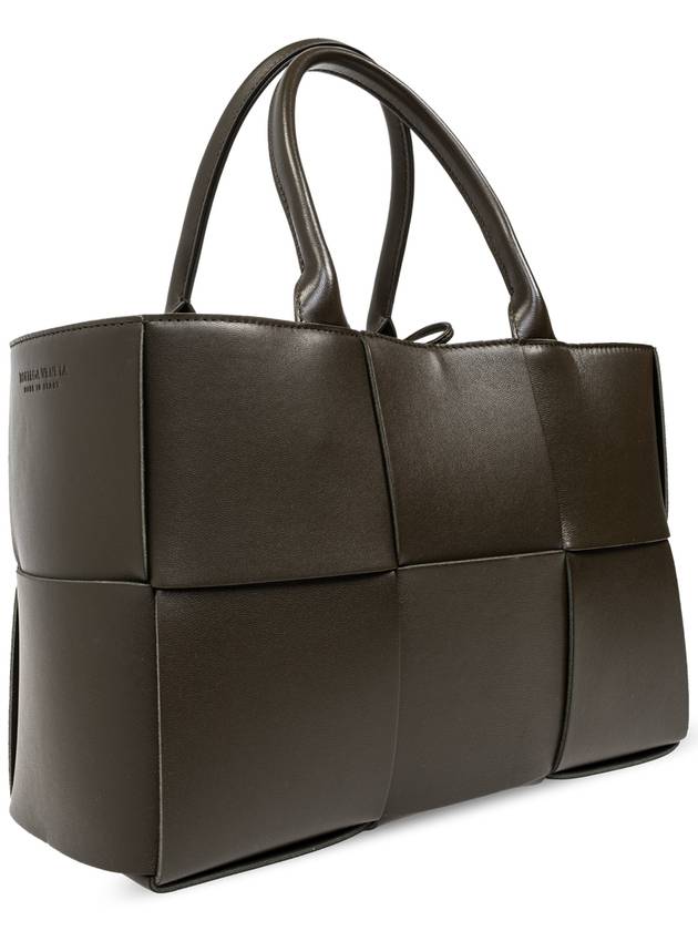 Bottega Veneta Arco Intrecciato Small Tote Bag Brown