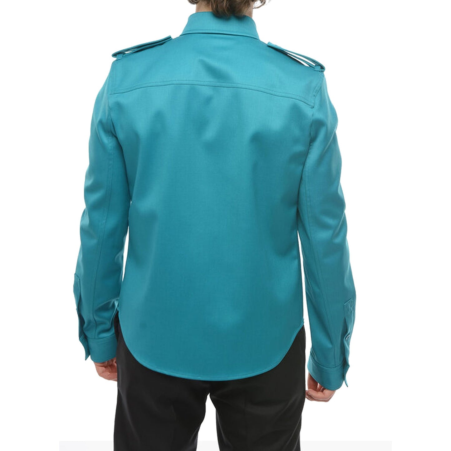 Bottega Veneta Grain De Poudre Wool Shirt Men