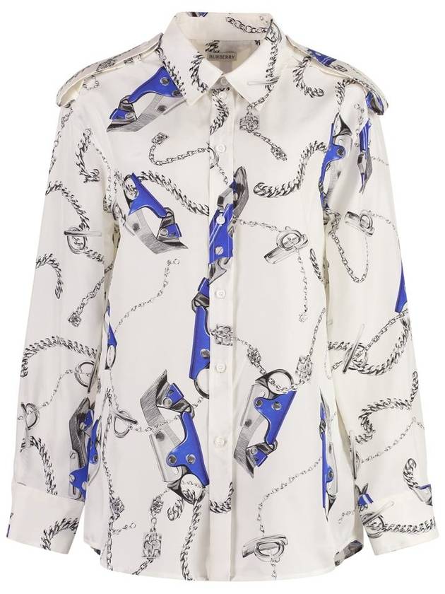 Burberry Shirt 8090714B9594 BLUE WHITE