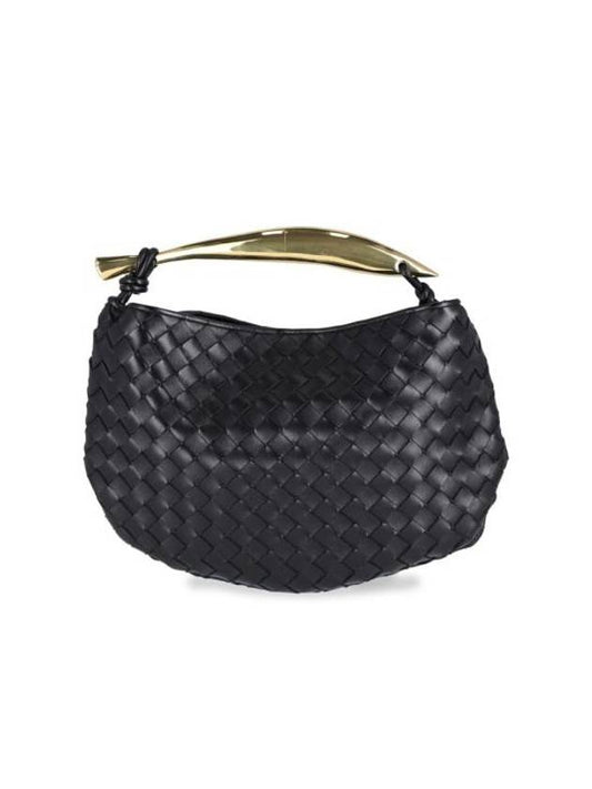 Bottega Veneta Sardine Intrecciato Tote Bag Black