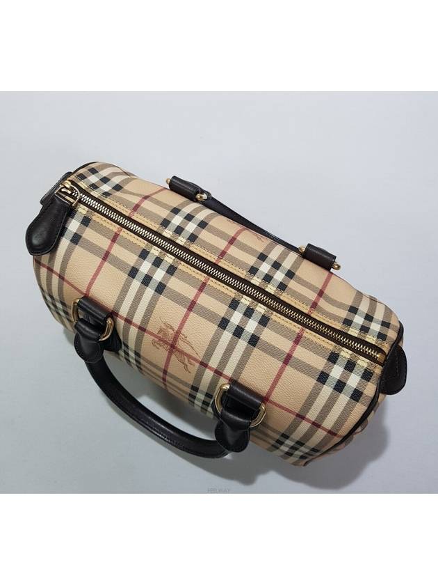 Burberry check tote bag