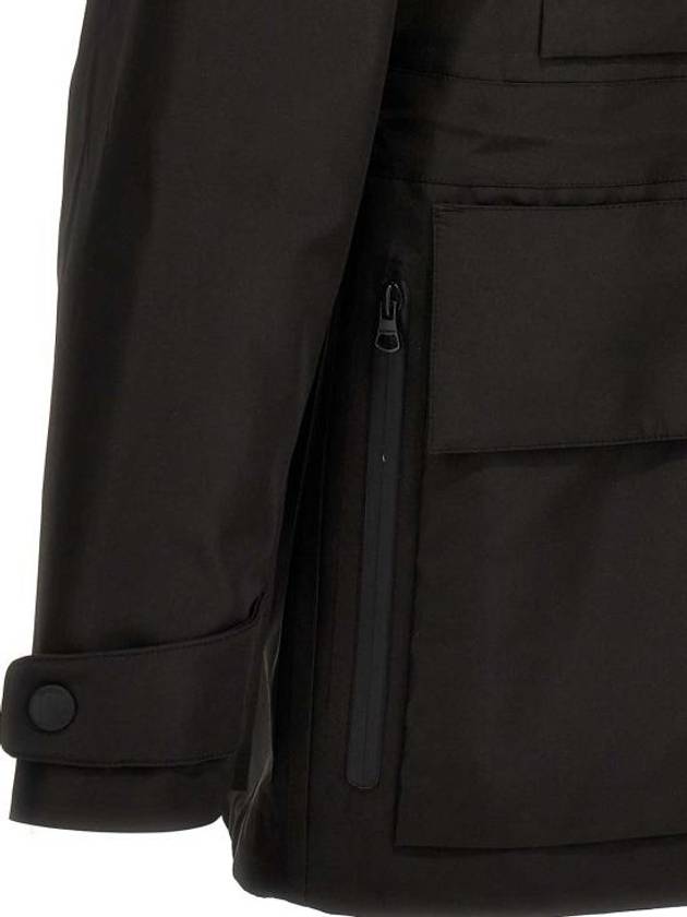 Burberry Patch Pocket Parka Black