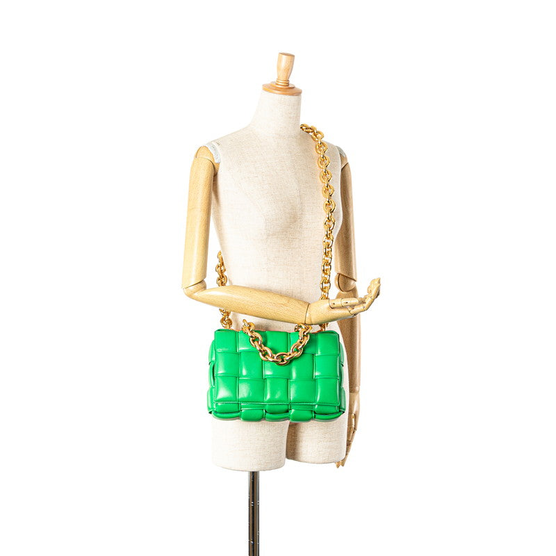Bottega Veneta Maxi Intrecciato Padded Cassette Chain Shoulder Bag
