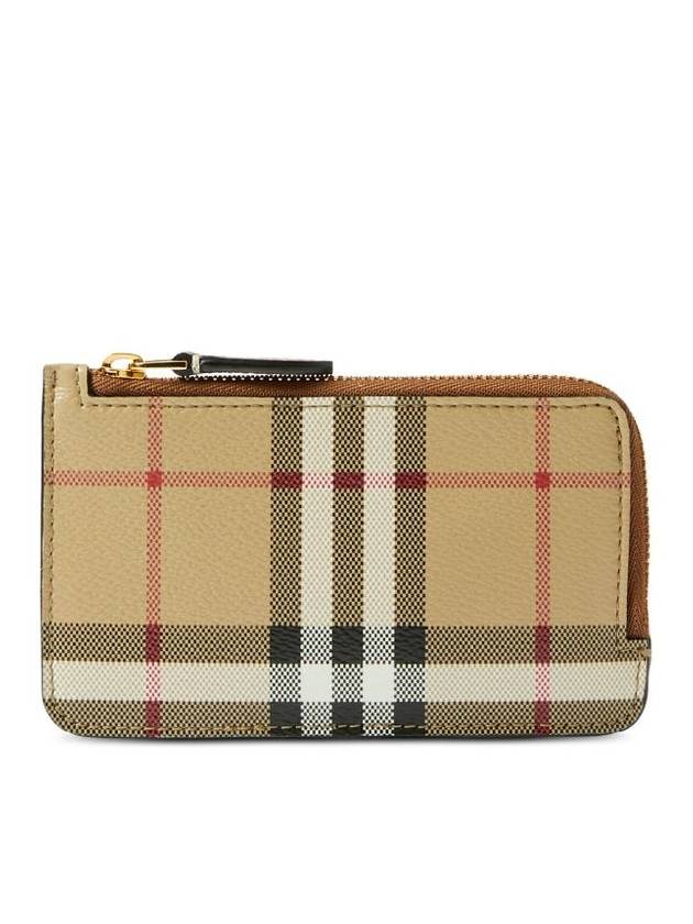 Burberry Check Card Wallet Archive Beige