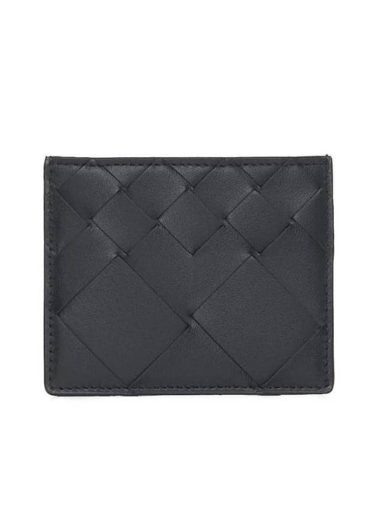 Bottega Veneta Intrecciato Card Wallet Black