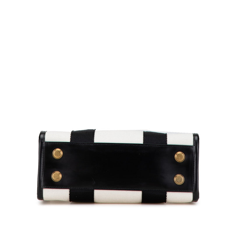 Balenciaga Canvas Leather 2WAY Handbag