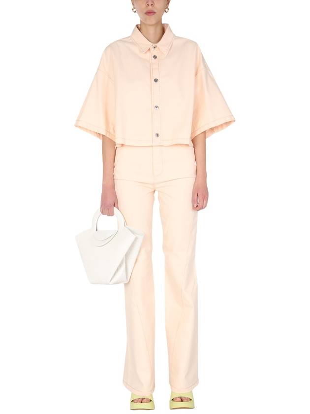 Bottega Veneta straight pants beige