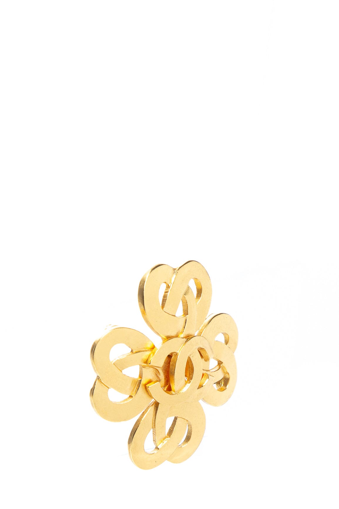 Chanel Vintage 1997 Spring Gold Brooch