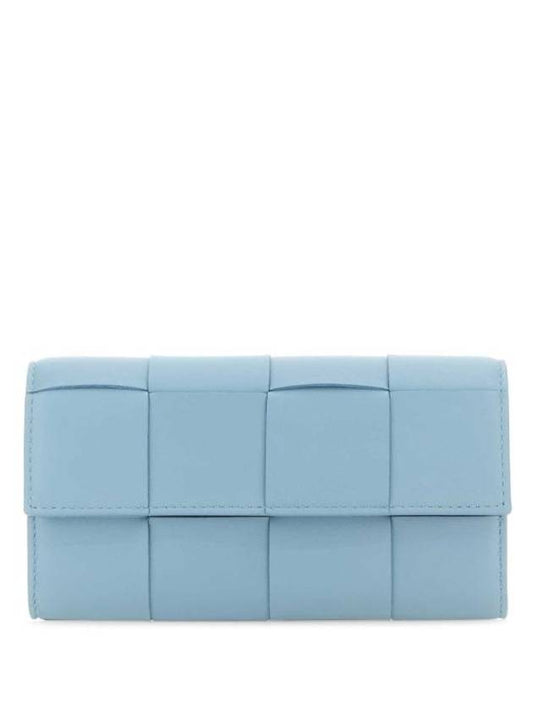 Bottega Veneta Wallet 742694VCQC4 1729 Light Blue