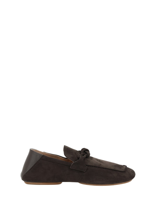 Bottega Veneta Men Suede Daddy Loafers