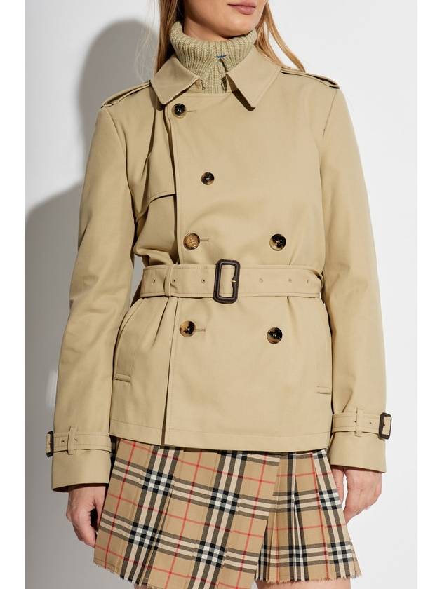 Burberry Burberry Short Trench Coat, Women's, Green
