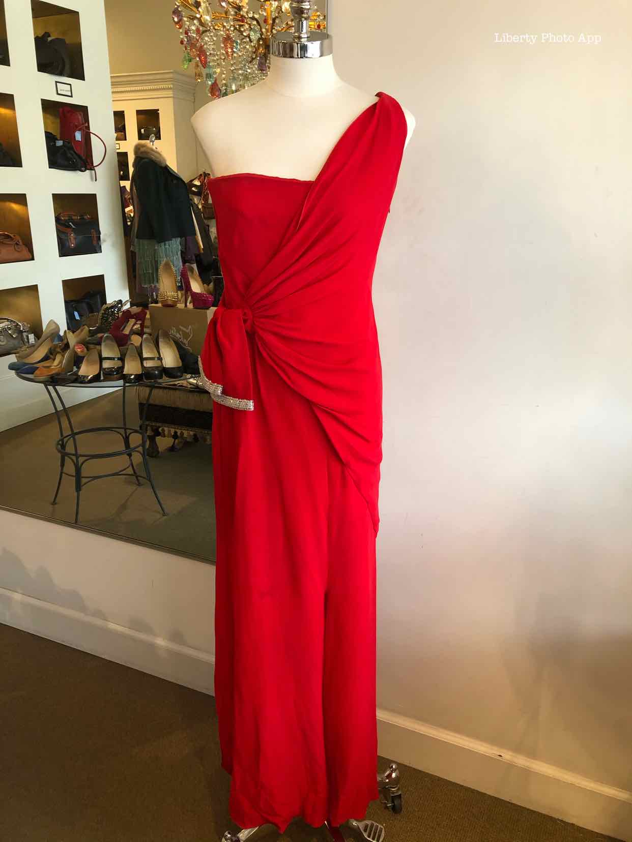 VALENTINO Single Shoulder Bow Dress | 4