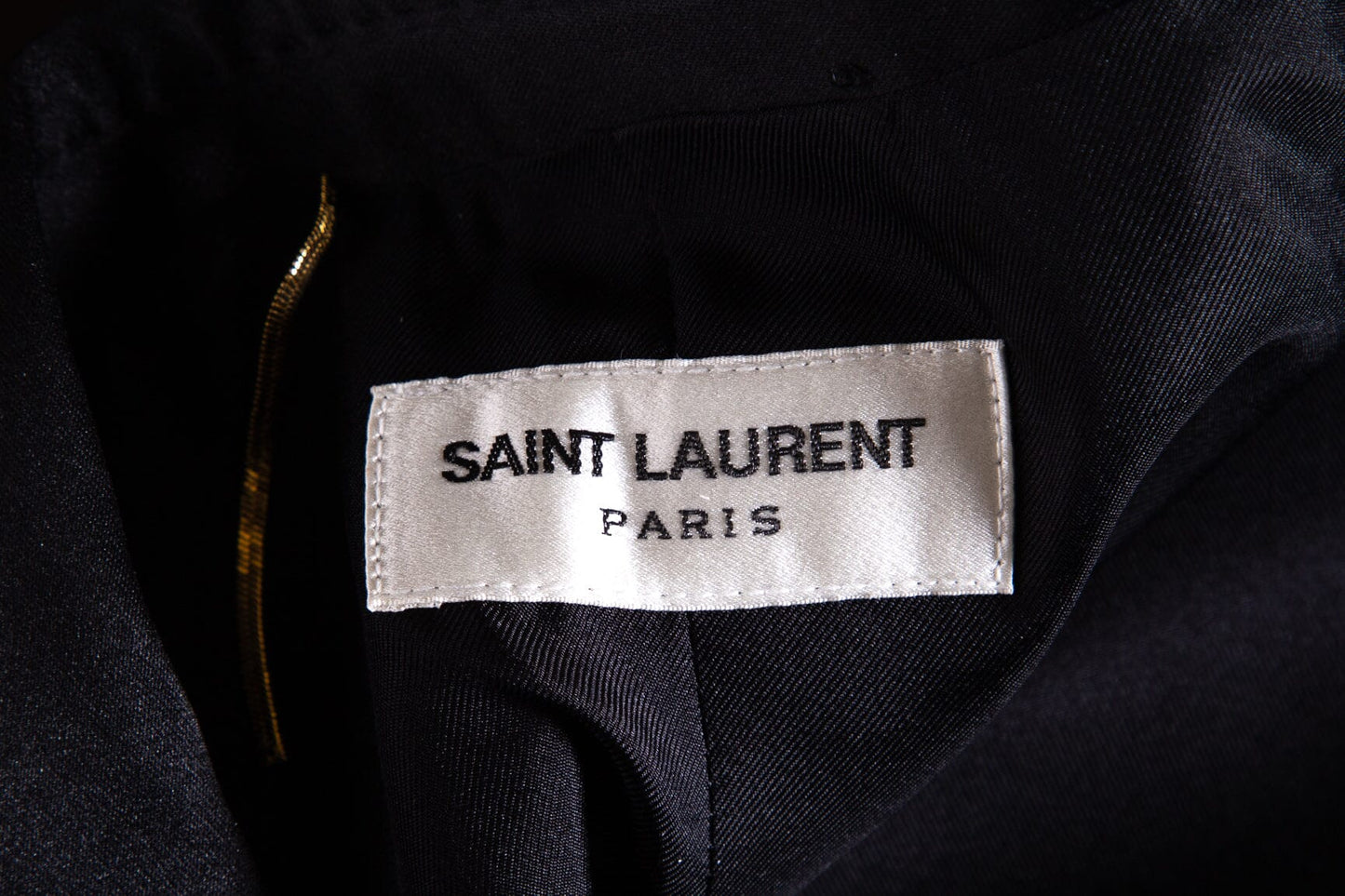 Yves Saint Laurent Black Stripped Lurex Blazer SZ XS/S