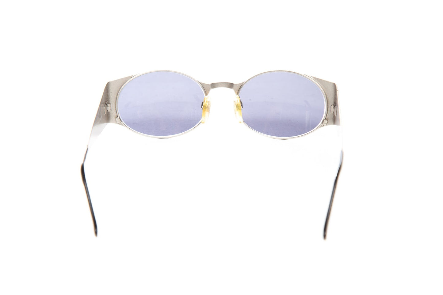 Chanel Silver Oval Sunglasses