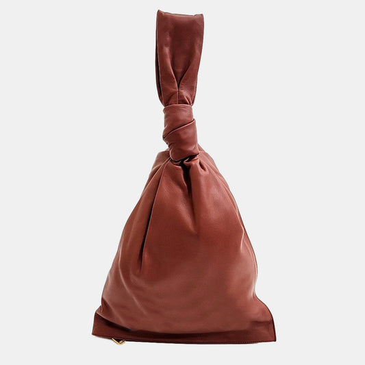 Bottega Veneta Brown Leather BV Twist Bag