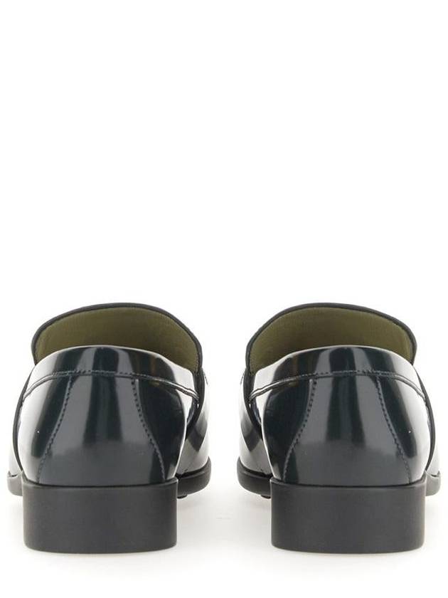 Bottega Veneta Leather Loafers Dark Green