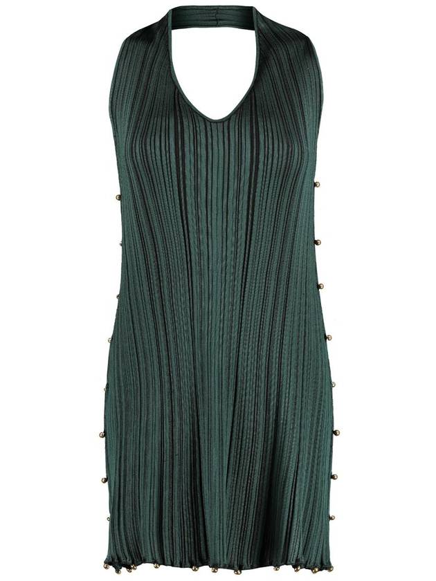 Bottega Veneta Dress With Open Back Women's Green