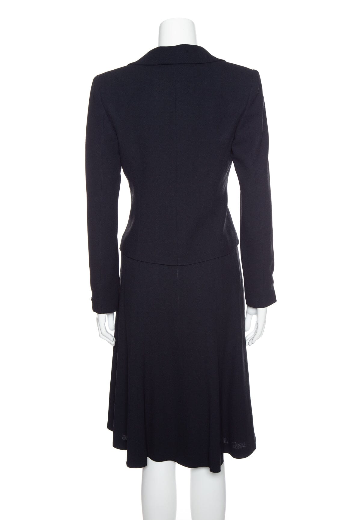 Chanel Vintage 2002 Cruise Collection Navy 2 PC Suit SZ 38