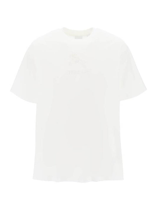 Burberry EKD Cotton Short Sleeve T-Shirt White