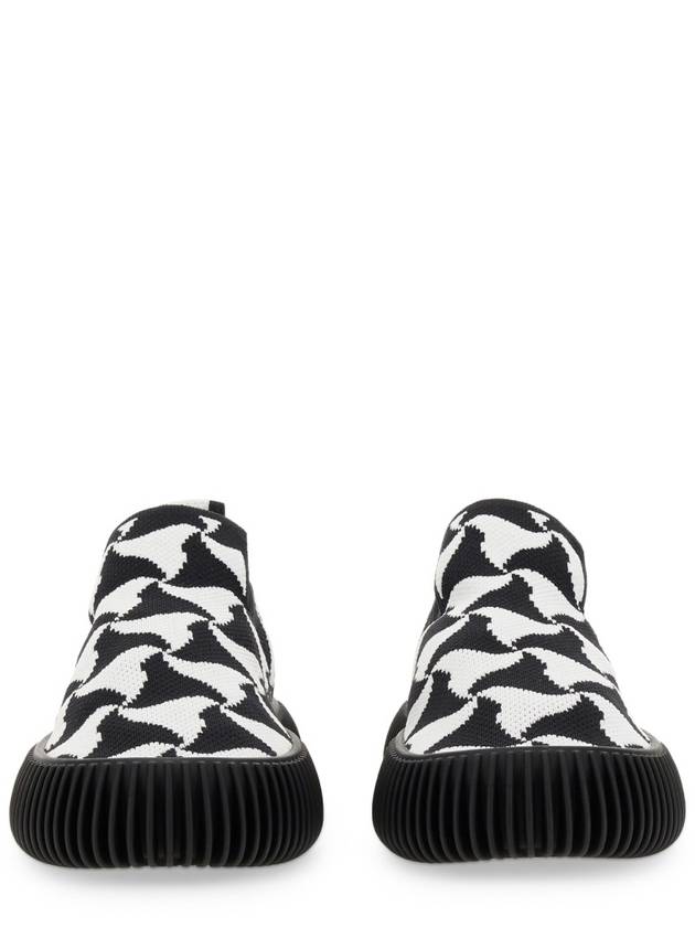 Bottega Veneta Ripple Slip-Ons Black White