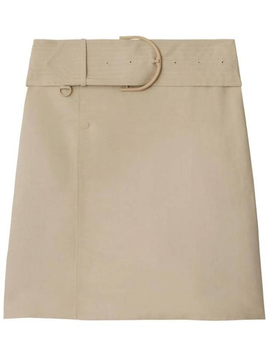 Burberry Wrap Canvas Skirt 8087482