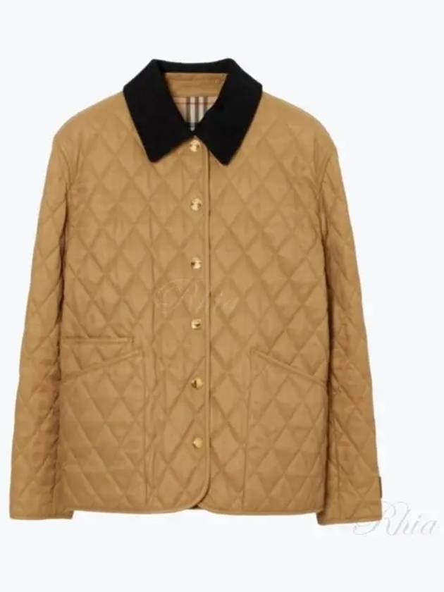 Burberry Dranefel Quilted Jacket Camel