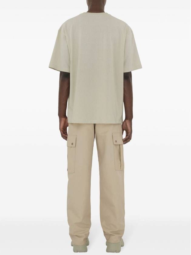 Burberry EKD Cotton Short Sleeve T-Shirt Ivory