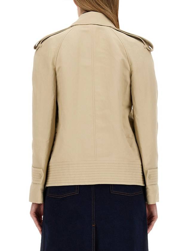 Burberry Canvas Trench Jacket Beige