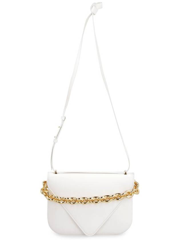 Bottega Veneta Mounted Medium Envelope Shoulder Bag White
