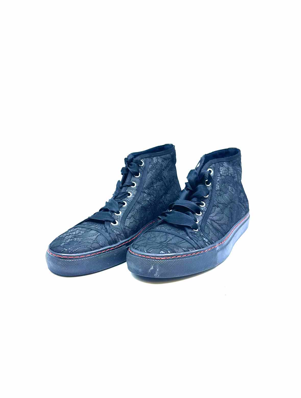 VALENTINO Size 8 Black Sneakers