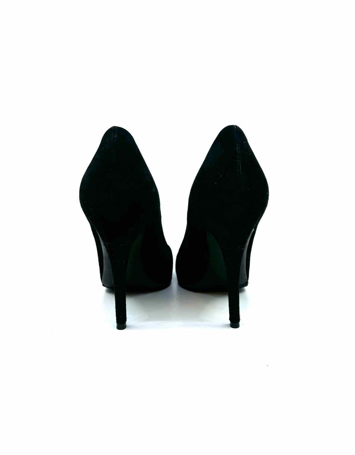 VALENTINO Size 8.5 Black Suede Pumps