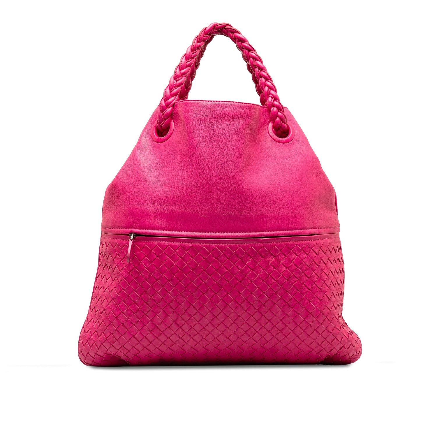 Pink Bottega Veneta Intrecciato Julie Tote