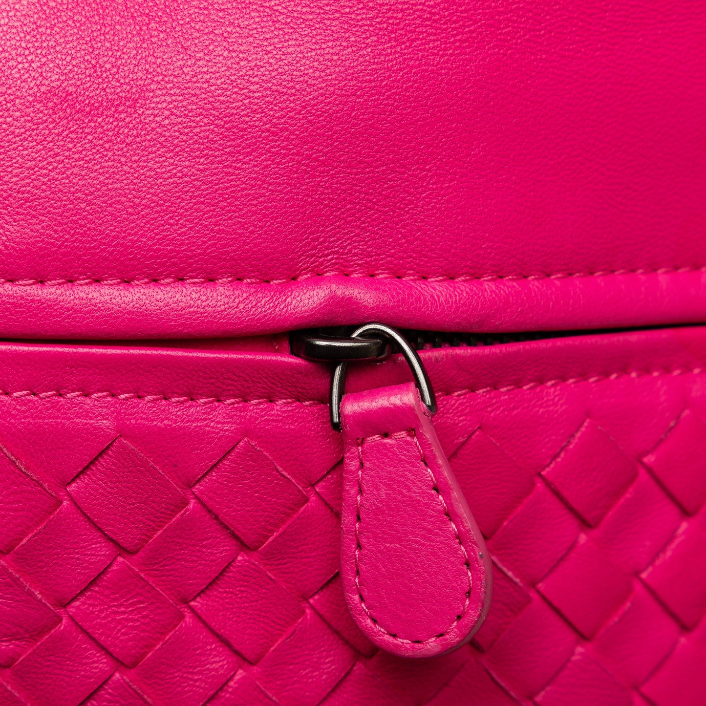 Pink Bottega Veneta Intrecciato Julie Tote