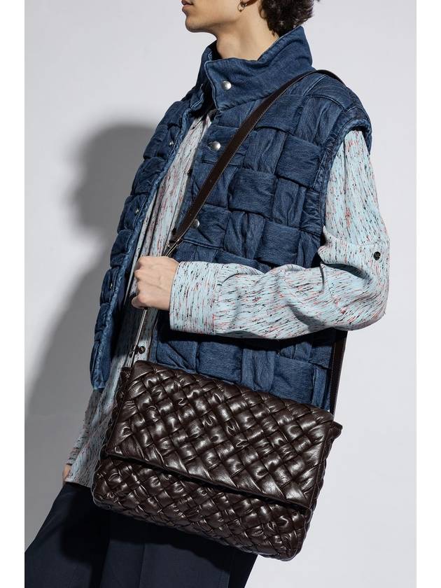 Bottega Veneta Bottega Veneta ‘Rumple Medium’ Shoulder Bag, Men's, Brown