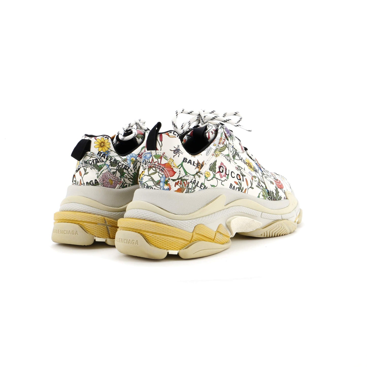 x Balenciaga The Hacker Project Women's Triple S Sneakers Flora Leather