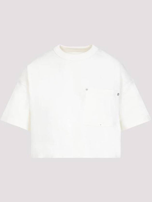 Bottega Veneta Crew Neck Pocket Short Sleeve T-Shirt White