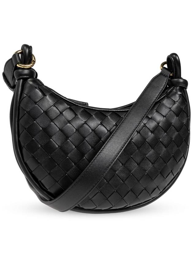 Bottega Veneta Gemelli Messenger Bag Black