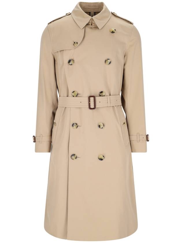 Burberry Long Kensington Heritage Trench Coat Honey
