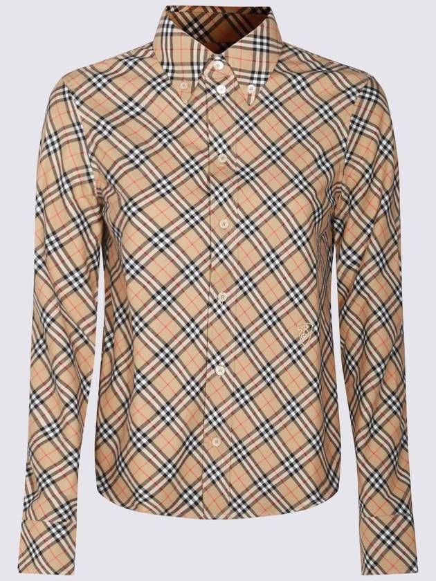 Burberry Burberry Beige Cotton Shirt