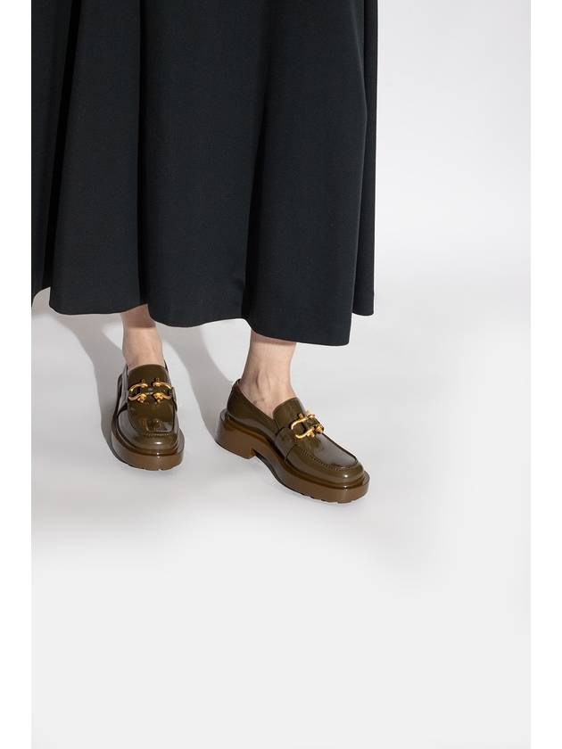 Bottega Veneta Bottega Veneta ‘Monsieur’ Leather Loafers, Women's, Green