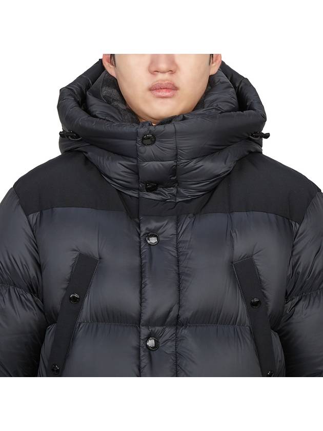 Burberry Lindford Long Down Padding Charcoal